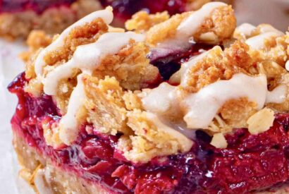 Thumbnail for Cherry Pie Bars with Lemon Glaze