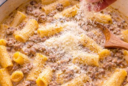 Thumbnail for One-Pot Creamy Sausage Rigatoni