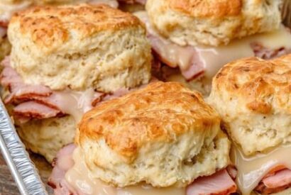Thumbnail for Oven Baked 3-Ingredients Ham and Swiss Biscuit Sliders