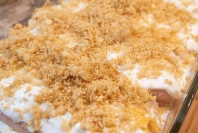 Thumbnail for One-Dish Golden Baked Chicken with cracker-crumb topping