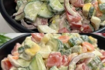 Thumbnail for Cool & Crisp Cucumber Salad Delight