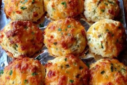 Thumbnail for Oven Baked Cheddar Jalapeño Biscuits