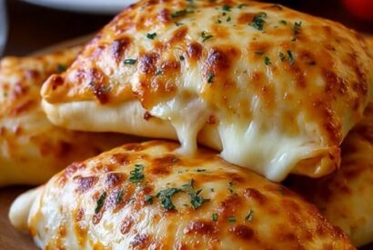 Thumbnail for Homemade Easy Cheesy Pizza Pockets