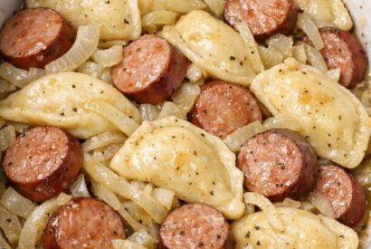Thumbnail for Slow Cooker 4-Ingredient Sausage and Pierogies