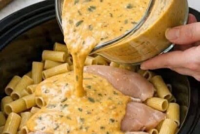Thumbnail for Creamy Crockpot Chicken Pasta