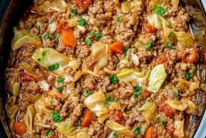 Thumbnail for Slow Cooker Unstuffed Cabbage Beef