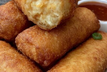 Thumbnail for Crab Rangoon Egg Rolls