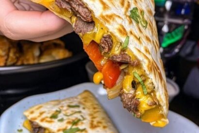 Thumbnail for Loaded Steak Quesadillas