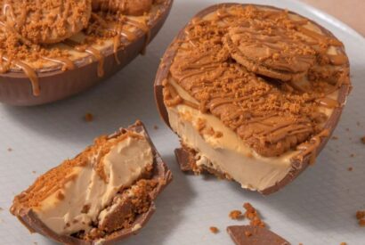 Thumbnail for Biscoff Easter Egg Cheesecake