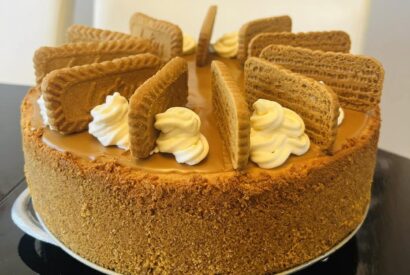 Thumbnail for Cookie Butter Cheesecake (Biscoff Cheesecake)