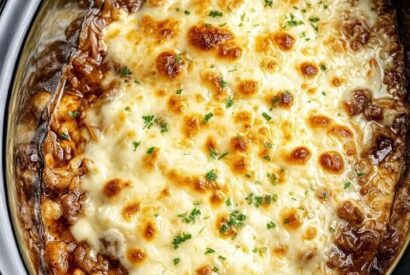 Thumbnail for 5-Ingredient Slow Cooker French Onion Chicken