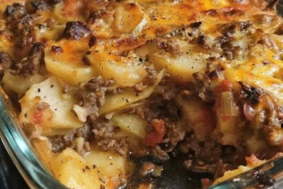 Thumbnail for Meat and Potato Casserole