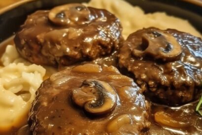 Thumbnail for Salisbury Steak with mashed potatoes