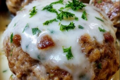 Thumbnail for Amish Poor Man’s Hamburger Steak with Creamy Gravy