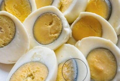 Thumbnail for When you see a green ring around an egg yolk, it’s a sign that…