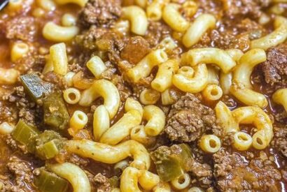 Thumbnail for Heritage-Style Hearty Beef and Macaroni Soup