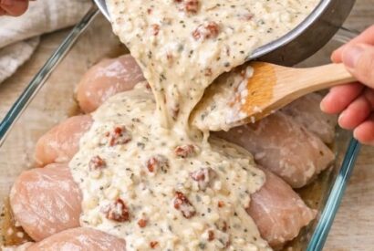 Thumbnail for Pour this 1 sauce over chicken breasts into a casserole dish for a comfort-food night that’s unexpectedly satisfying
