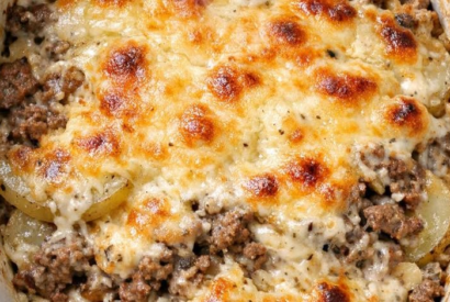 Thumbnail for Slow Cooker Hamburger & Potato Casserole with 4 Simple Ingredients