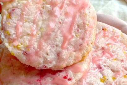 Thumbnail for Lemon Raspberry Cookies (Easy Soft & Chewy Dessert with Fresh Flavor)