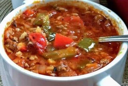 Thumbnail for Quick & Easy Stuffed Pepper Soup