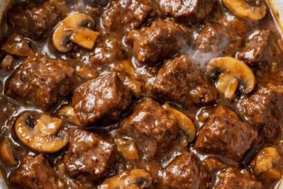 Thumbnail for Beef Tips and Mushrooms (Easy Comfort Food Recipe for a Quick Dinner)