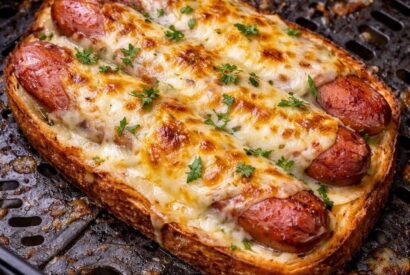 Thumbnail for Air Fryer Hot Dog Melt (Easy Cheesy Snack or Quick Dinner Idea)