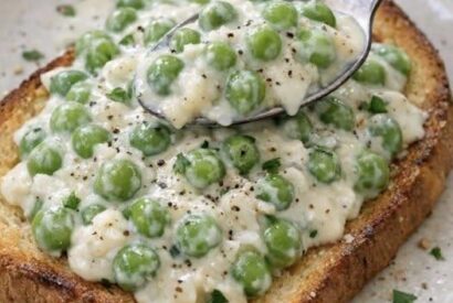 Thumbnail for Creamy Peas on Toast (Easy Healthy Breakfast or Quick Dinner Idea)
