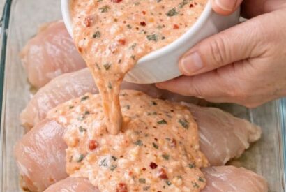 Thumbnail for The “One-Silky-Topper” Chicken Bake (The Secret to Incredibly Moist Chicken)