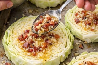 Thumbnail for Roasted Bacon Garlic Butter Cabbage Steaks (The Smoky & Savory “Kitchen Secret”)