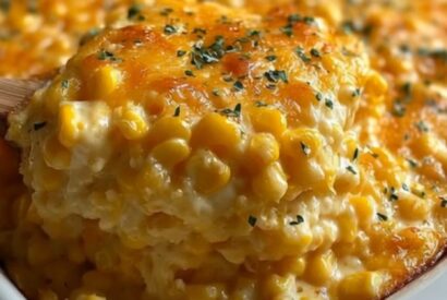 Thumbnail for Cheesy, Creamy Cornbread Casserole (The “Custard-Style” 5-Ingredient Secret)