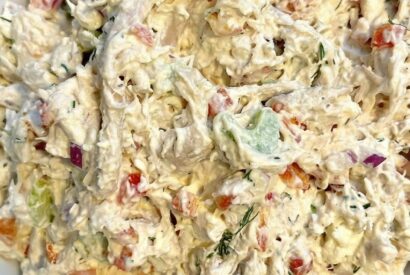 Thumbnail for Creamy Feta Chicken Salad (The Zesty, High-Protein Mediterranean Twist)