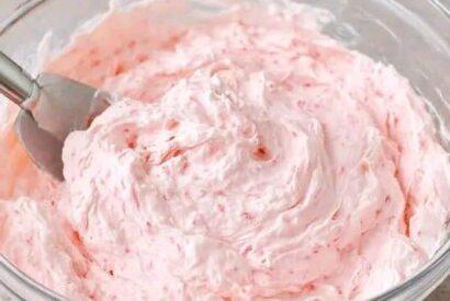 Thumbnail for Strawberry Cream Cheese Frosting (The “Real-Fruit” Pipeable Secret)