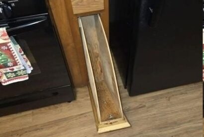 Thumbnail for Found this cabinet door in our new house. What is this supposed to be used for?