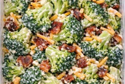 Thumbnail for My aunt brings this to every gathering and leaves with an empty bowl. The creamy crunch is addictive.