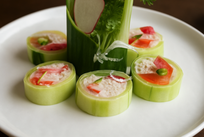 Thumbnail for Cucumber Sushi Rolls – Fresh, Light, and Elegant
