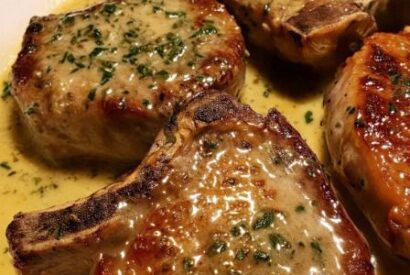 Thumbnail for Garlic butter juicy pork chops