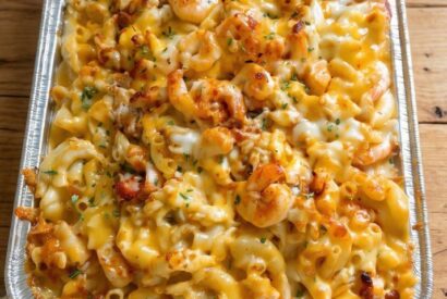 Thumbnail for Creamy Seafood Mac and Cheese (Ultimate Cheesy Comfort Food Recipe)