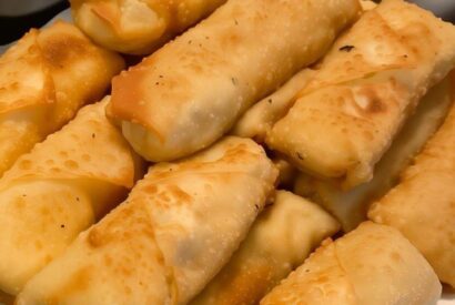 Thumbnail for Crispy Nacho Egg Rolls (Cheesy Beef Wraps) – Easy High Protein Snack & Quick Dinner Recipe
