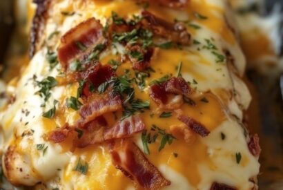 Thumbnail for Outback Alice Springs Chicken (Copycat Recipe) – Easy Cheesy High Protein Dinner