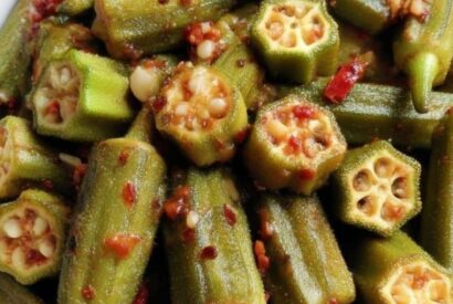 Thumbnail for Easy Garlic Roasted Okra – Healthy Crispy Oven Recipe for a Quick Low-Carb Dinner