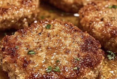 Thumbnail for Crispy Honey Garlic Chicken Cutlets (Easy High-Protein Dinner Recipe with Sweet & Savory Glaze)
