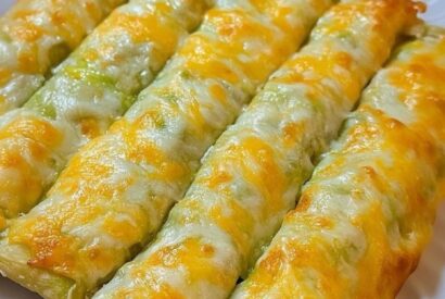 Thumbnail for The BEST Cheesy Zucchini Breadsticks (Easy Low Carb & Healthy Quick Dinner Side!)