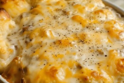 Thumbnail for The BEST Buttermilk Biscuits and Sausage Gravy (Easy Quick Dinner!)