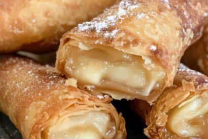 Thumbnail for The BEST Apple Pie Egg Rolls (Crispy & Easy Dessert Recipe!)