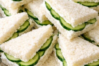 Thumbnail for Easy Southern 4-Ingredient Cucumber Sandwiches (Classic Tea Party Recipe)