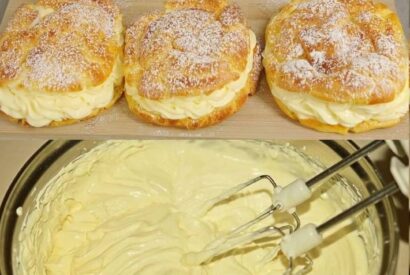 Thumbnail for The BEST Vanilla Cream-Filled Crumble Pastries (Gourmet Dessert Recipe!)