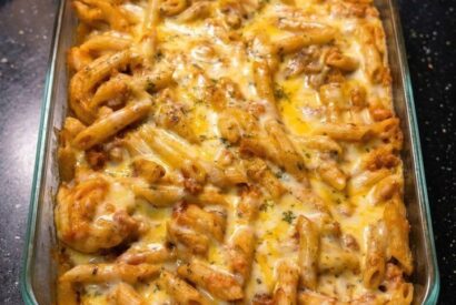 Thumbnail for The BEST Creamy Baked Ziti with Shrimp & Scallops (Easy Seafood Pasta Recipe)