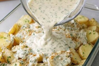 Thumbnail for Creamy Garlic Parmesan Roasted Potatoes