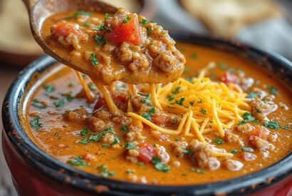 Thumbnail for Cheesy Keto Taco Soup Recipe