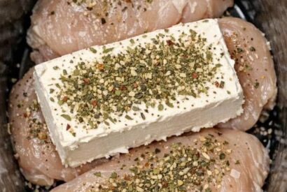 Thumbnail for slow cooker 4 ingredient creamy italian chicken